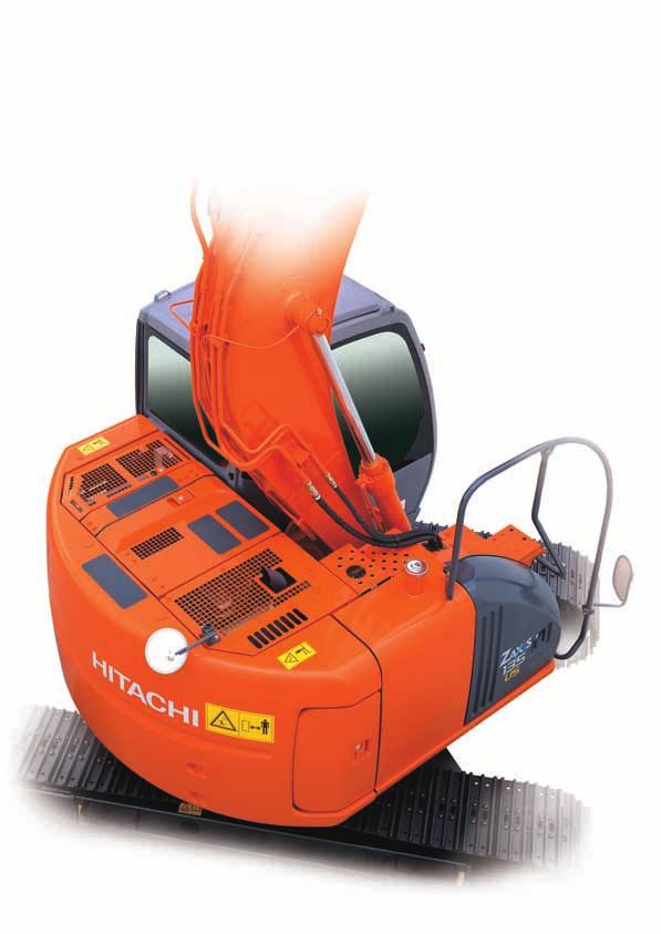 Short- Tail- Swing Version Engine Rated Power : 66 kw (90 PS) Operating Weight ZAXIS3US :