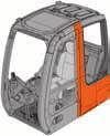 Ducts are positioned to promote even air flow throughout the cab.