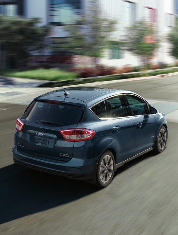 EVERY RIDE MAXIMIZED. Powered by both gas and electricity, C-MAX Hybrid is truly engaging to drive. It features a 2.