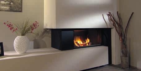 New generation Linear 2 The frameless fireplace with elevating door Varia Ah2 features the latest technology with the following benefits: maximum view of the fire due to minimal frames No smoke in