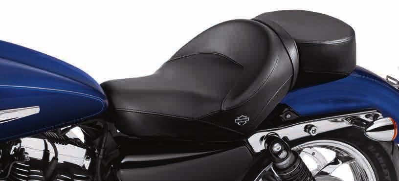 76 SPORTSTER ENJOY THE RIDE The right seat is equal parts ergonomics and comfort.
