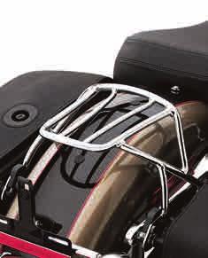 90 SPORTSTER Backrests & Racks A. H-D DETACHABLES SOLO RACK* Add touring capabilities to your solo seat Sportster model in less than 60 seconds.
