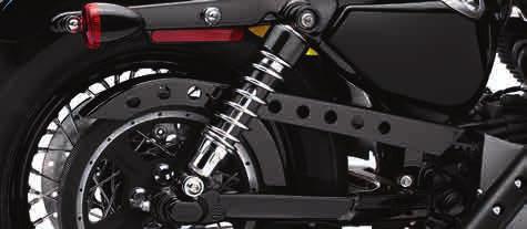 BUCKSHOT UPPER BELT GUARD GLOSS BLACK Add the blacked-out look of the Nightster motorcycle to your Sportster model.