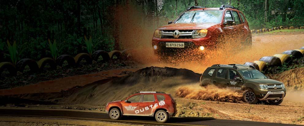 Adventure starts where the city ends The Renault Gang of Dusters is a community of over 1 lakh Munnar, Kerala 19/6/2016 DUSTER owners who seek out new experiences and long for the road less travelled.