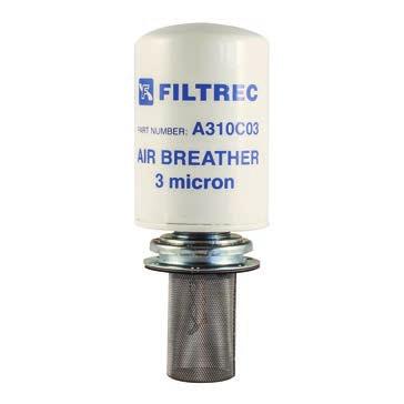AIR FILTERS AND FILLER BREATHERS FA-3 SERIES Flange mounted with spin-on element TECHNICAL INFORMATION MATERIALS: FILTER MEDIA: Canister: painted steel Flange and basket: zinc plated steel Gaskets: