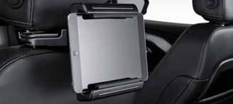TABLET HOLDER Add another dimension of convenience for rear seat entertainment with the Universal Tablet Holder.