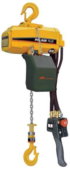 ir hain Hoist - 250 to 2000 kg apacity PLIR PLUS Hoist for Precise Positioning Precise positioning Exclusive gear type air motor with high starting torque offering precise spotting capability.