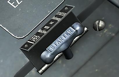 [Fw 190 D-9] DCS After flywheel spin-up pull up starter switch for engine start. Press and hold [RCtrl Home]. Release starter switch as soon as engine starts. Engine Warmup 1.
