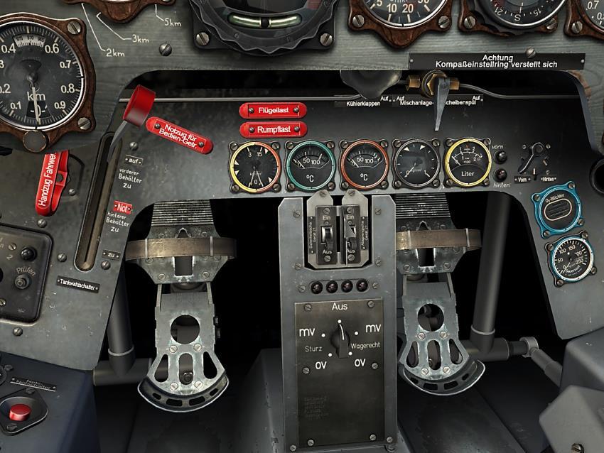 DCS [Fw 190 D-9] 8. AFN-2 Homing Indicator 9. Vertical Speed Indicator 10. Repeater Compass 11. Supercharger Pressure Gauge 12. Tachometer 13. Oxygen Flow Indicator 14. Oxygen Pressure Gauge 15.
