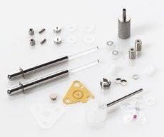10 Actuator Outlet Rebuild Kit (CTS-0210) 1 PP Check Valve Cartridge, 2/pk (CTS-10600) 1 Plunger Seal (CTS-2294) 2 Solvent Reservoir Filter, 10µm (CTS-5531)