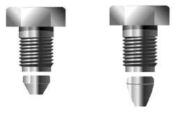 Our wrenchless universal 0-32 PEEK column connector (cat.