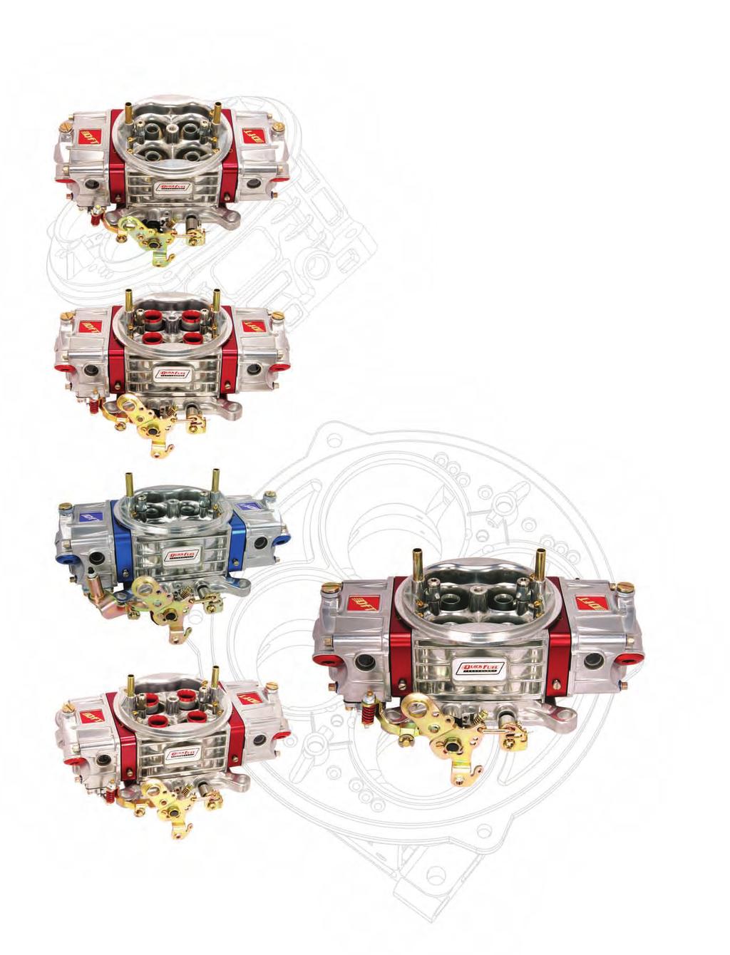 P-Series Circle Track The QFT Professional Series is Circle Track exclusive. Engineered to withstand the rigors of round-track racing these carburetors will take whatever is thrown at them.