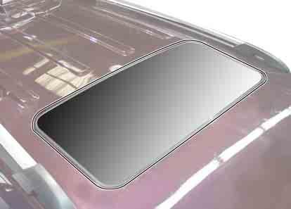 Gap Between Front and Rear Glass Panel Gap: Distance from roof panel to glass NOTE Rear
