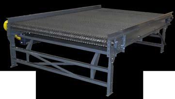 fans, center drive & take-up, galvanized, stainless, siderails, supports, transfer roller, bolt-on bottom
