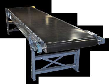 ROLLER BED Req'd Length MODEL 105 ROLLER BED CONVEYOR Heavy loads with rollers to decrease friction Modular design for system assembly 5 6 1/2" 13 3/4" Belt Width +4" Belt Width +1" MODEL 105 ROLLER