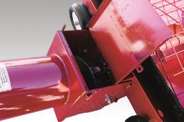 The Constant Velocity (CV) PTO automatically adjusts at all operating auger angles to provide smooth operation.
