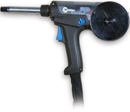 Genuine Miller Accessories Push-Pull Guns Direct connection for Miller push-pull guns. Able to utilize 12-inch rolls of aluminum wire inside the Millermatic 252 for extended aluminum welding time.