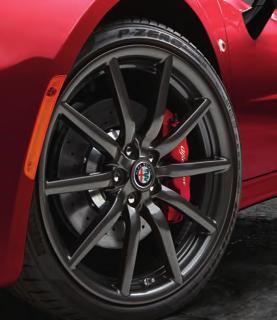 Choose from four wheel designs, four caliper colors, available premium leather