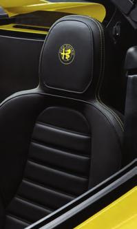 Designed exclusively for the 4C Spider, the soft top can be easily removed, folded, and stowed in a dedicated