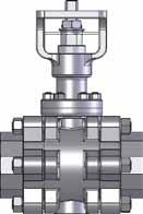 G B C SECTION X-X X X A SEE NOTE 1 H J E F I K * * D Cryogenic Extension *please contact Gosco Valves for up-to-date 3-Way Diverter Valve and split body dimensions.