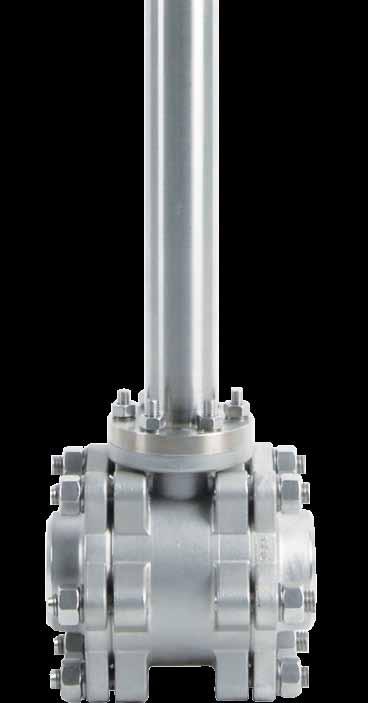CRYO VALVE The S-Class Cryogenic Valve can handle temperatures as low as -200 C (-328 F). A bolt-on retrofit kit is also available.