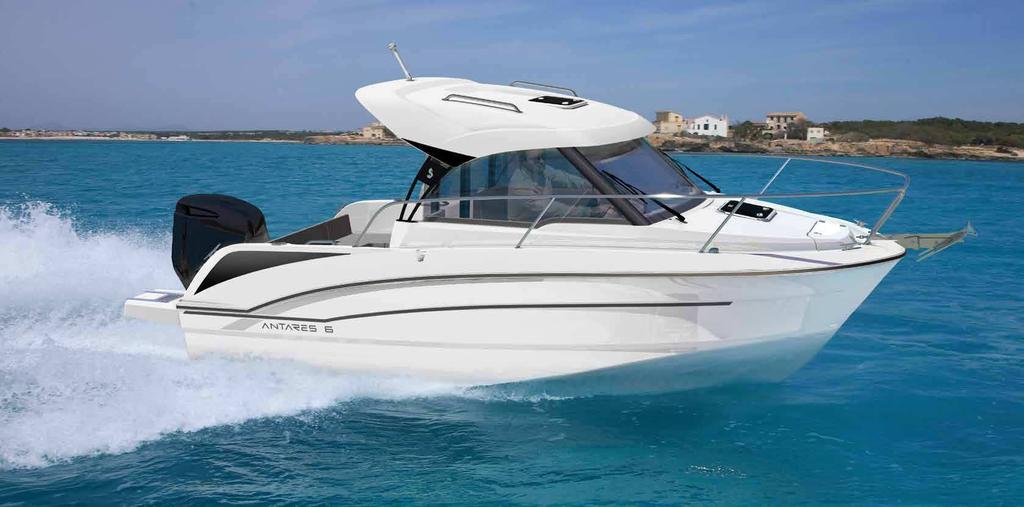 ANTARES AND BARRACUDA WINDS OF CHANGE AMONG BENETEAU OUTBOARDS LE GRAND LARGE, GIVRAND, SEPTEMBER 12 TH 2017 Immediately after the launch of the Barracuda 6 this autumn, Beneteau announced three new