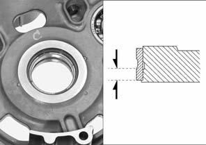 CRANKCASE/CRANKSHAFT/TRANSMISSION/BALANCER MAIN JOURNAL BEARING BEARING INSPECTION Remove the following: Crankshaft (page 14-6) Transmission (page 14-10) Balancer shaft (page 14-14) Clean off any oil