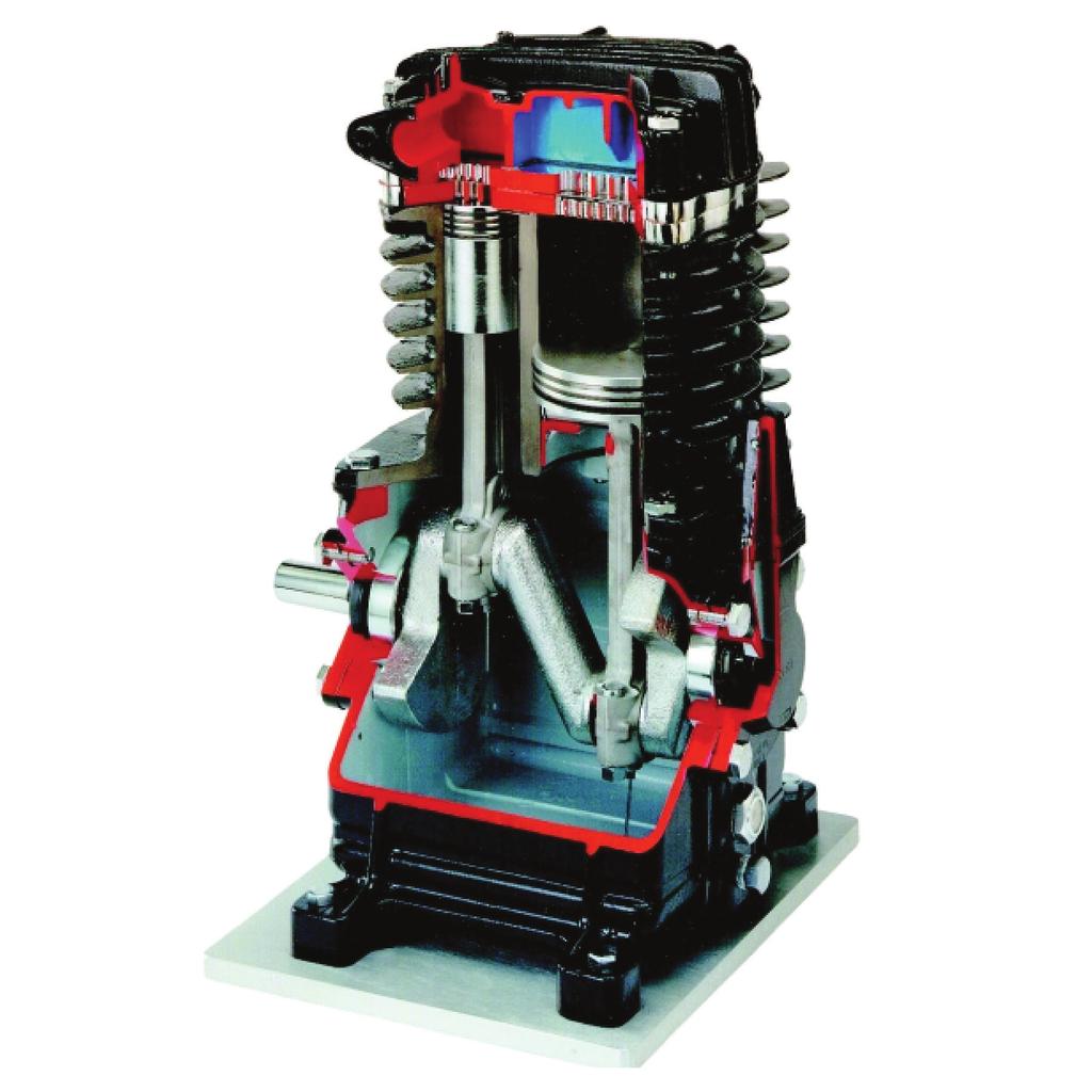 Time Proven Design RCP Series Compressors - Exceptional Strength ith durability, performance, solid cast iron cylinder, crankshaft and valve plates the RCP provides the strength that is required for
