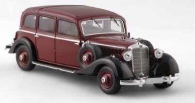 260D Pullman Landaulet fully closed MAROON / EMGEMB43001D 1936-1940 Mercedes-