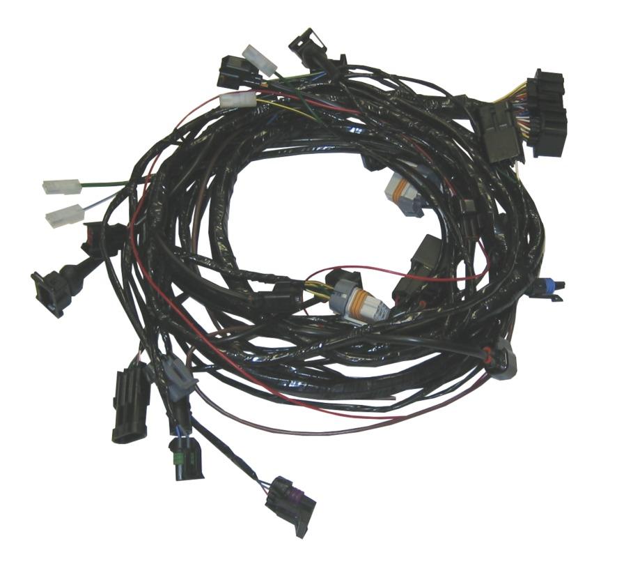 Ready Built Wiring Harness The harness supplied in the kit is an OEM specification harness, fully built complete with all engine connectors ready to simply clip on to the engine.