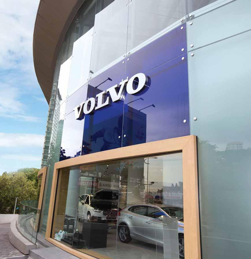 Volvo Showroom, Menara MBMR The first in South East Asia to