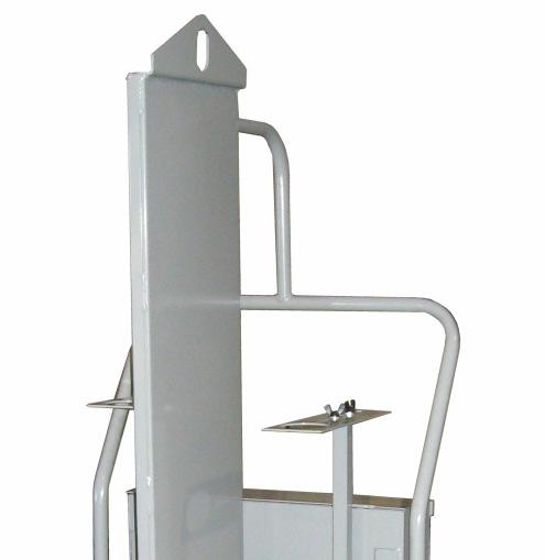 locking post system. Firewall models allow storage of fuel and oxygen cylinders in compliance with OSHA standard 1910.