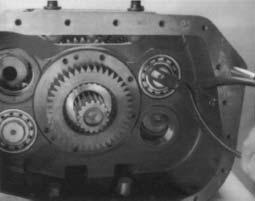 The bearings of the right countershaft would then need to be removed and the drive gear set retimed.