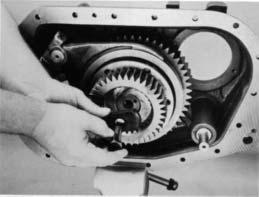 auxiliary drive gear on the output shaft. 8.