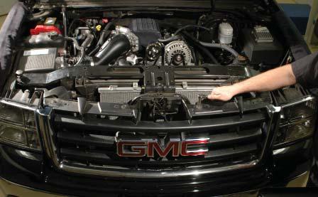 161. Re-install the grille on the vehicle using the stock hardware (refer to step