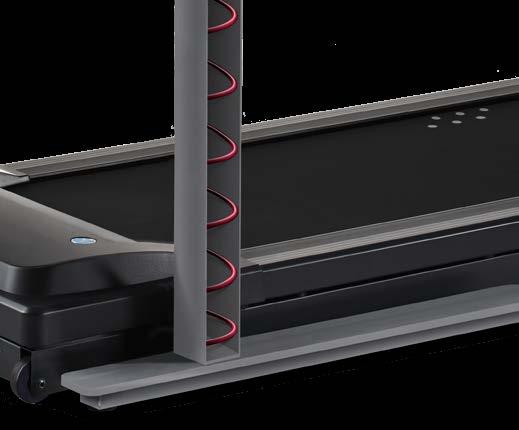 Desktop DT5 Manual Height Adjustable Desk Internal Routing Interlocking In-frame wire management directs the