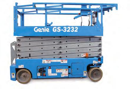 Standard & Optional Features Electric Self-Propelled Scissor Lifts GS -1530 & GS-1532 GS-1930 & GS-1932 GS-2032 GS-2632 GS-3232 GS-2046 GS-2646 GS-3246 GS-4047 GS-2669 DC GS-3369 DC GS-4069 DC