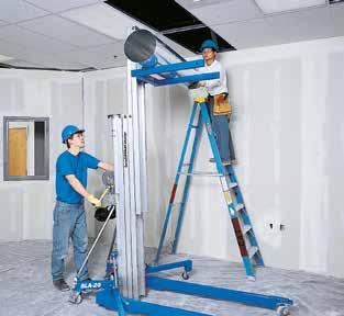 All Genie material lifts are easy for one person to set up, operate and transport in a standard pickup or service truck.