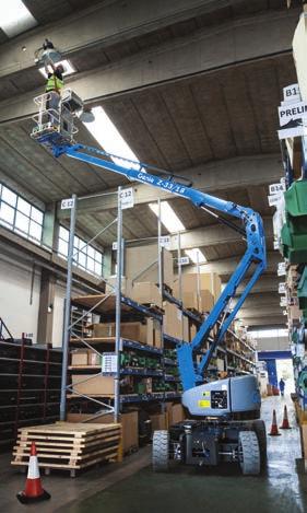 Self-Propelled Articulating Boom Lifts Electric Advanced Hybrid Technology Adapting to your evolving needs for high performance, high efficiency and low emissions, Genie hybrid booms use an
