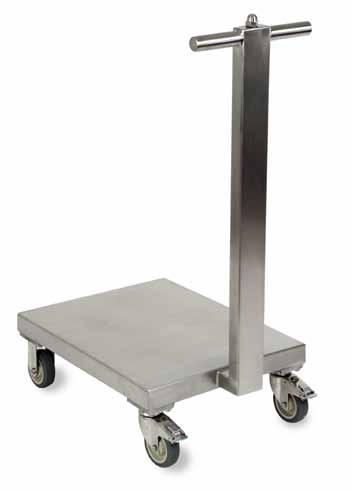 Stainless Steel Calibrated Weight Cart Troemner Calibrated Weight Carts are made of stainless steel. These carts are calibrated to a specific weight and are designed for use on platform scales.