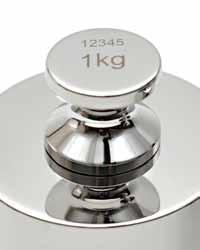 Weights can be etched or stamped with a serial number or ID number that matches those on your Weight Calibration Certificate.