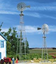 SCALE STRUCTURES Van Dyke Farm Windmill - Kit Cornerstone Series.