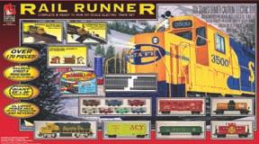 SCALE TRAIN SETS Freight Express Life-Like from. Ready to roll around a giant track oval is this powerful diesel locomotive plus four freight cars and a caboose.