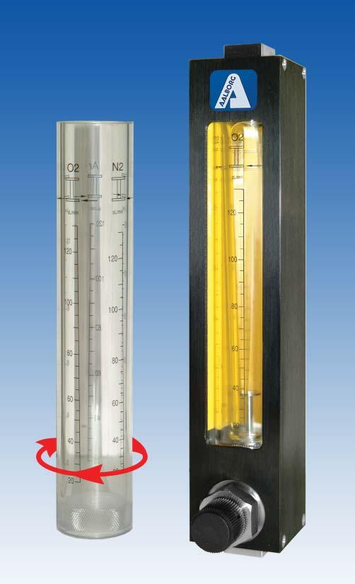 x DIRECT READING MULTI-GAS FLOW METERS Incorporating traditional rotameter precision glass technology, these rugged brass and stainless steel fl ow meters offer accurate and economical solutions to