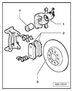 Technical data, brakes Page 2 / 2 Rear brake (disc brake) Rear brake CII 41 Item Pr.- No.