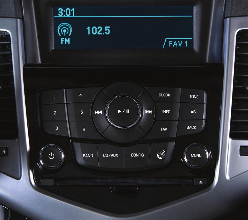 BASE AUDIO SYSTEM Refer to your Owner Manual for important safety information about using the infotainment system while driving.