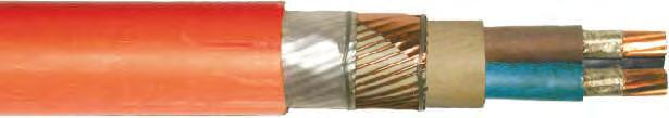 Halogen-free cables and wires NHXCH FE 180 E30 or E90 safety cable DIN VDE 0266 Nominal voltage 0,6/1 kv Flame-retardant IEC 332-3 For indoor installation in dry and wet zones, in, on and under