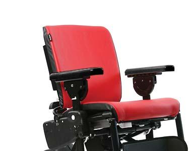 To adjust backrest angle, squeeze white backrest angle lever and move backrest forward or backward to desired angle, then release lever (see Figure 9a).