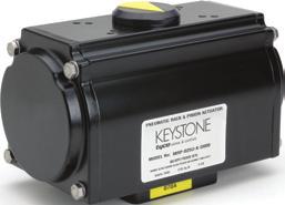 Keystone MRP Pneumatic Rack & Pinion Actuators Keystone EPI 2 Electric Actuator For more specific information on the above products and additional products, please visit the following websites: www.