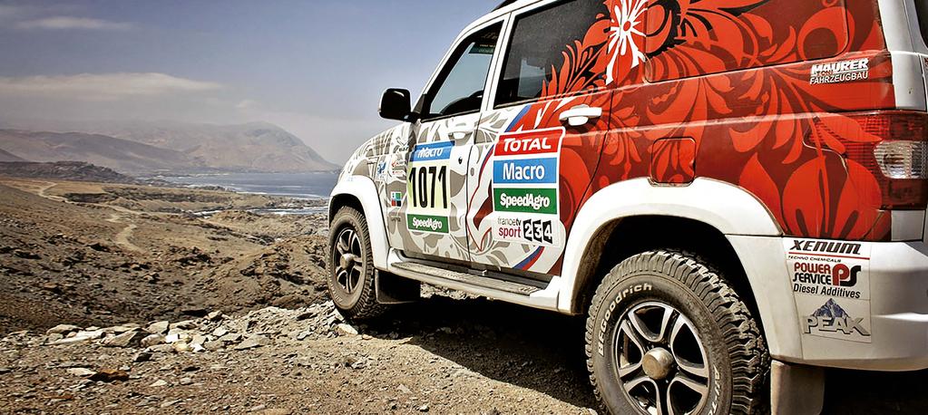 SUCCESSFUL DEBUT AT DAKAR UAZ PATRIOT showed outstanding results on Dakar 2015 which was held in South America.